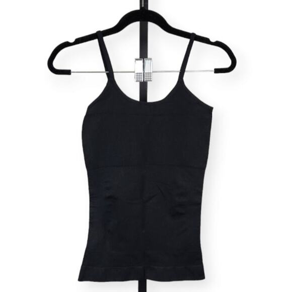 Curveez Incredibly Slimming Cami Tank Top in Black High Compression Size 2XL New - Picture 3 of 12